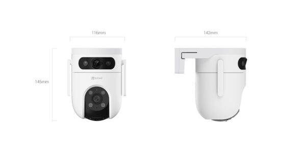 EZVIZ H9c Dual 2K Dôme Caméra de sécurité IP Extérieure 2304 x 1296 pixels Plafond/Mur/Poteau