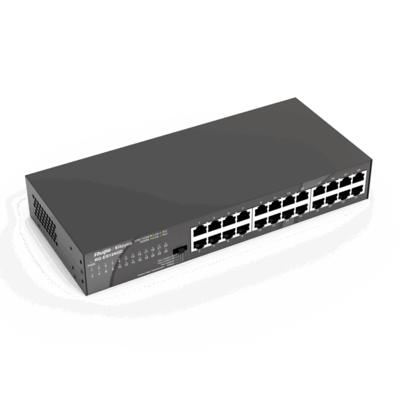 RG-ES124GD, 24-port 10/100/1000Mbps Unmanaged Switch
