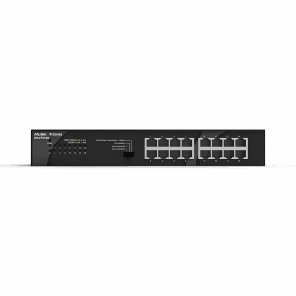 RG-ES116G, 16-port 10/100/1000Mbps Unmanaged Non-PoE Switch