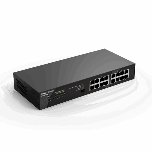 RG-ES116G, 16-port 10/100/1000Mbps Unmanaged Non-PoE Switch