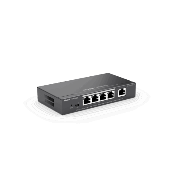 RG-ES205GC-P, switch PoE intelligent, compatible Cloud, 5 ports Gigabits