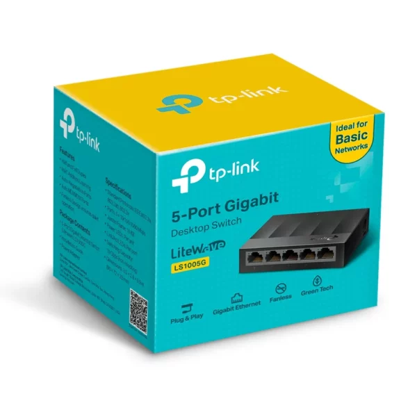 TP-LINK Switch de bureau 5 ports Gigabit - 10/100/1000 Mbps