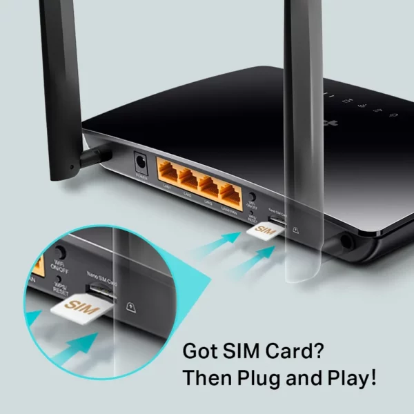 TP-Link Modem/Routeur 4G LTE WiFi N 300 Mbps