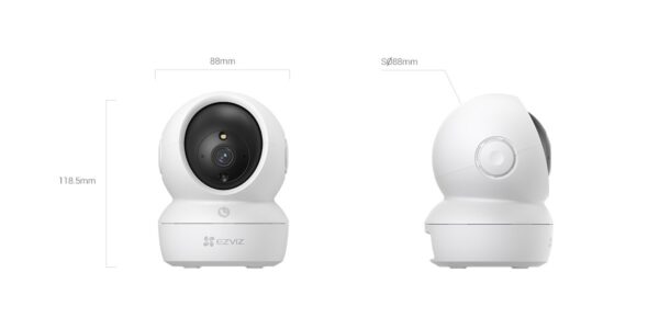 Camera Surveillance WIFI Sans Fil EZVIZ H6c Pro 2K – Sécurité Intelligente à 360°