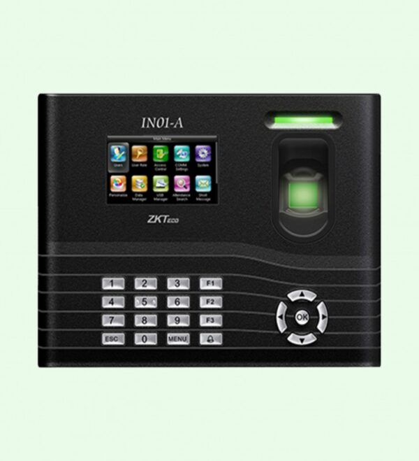 ZKTeco Contrôle d’Accès et terminal présences avec empreinte digitale (IN01-A)